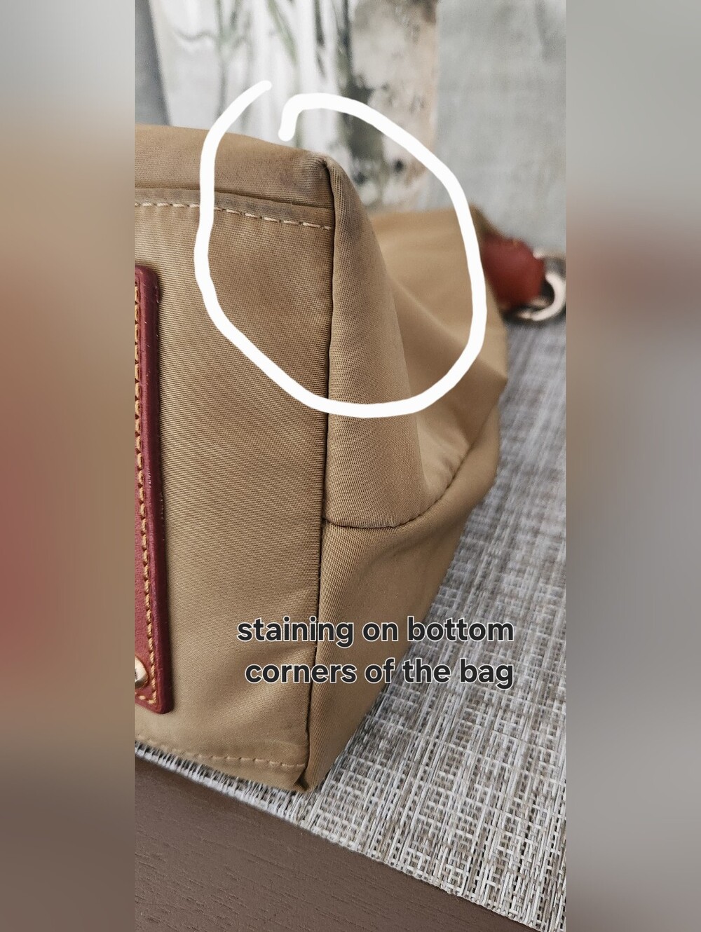 Dooney & Bourke Tan Shoulder Bag with Brown Strap - Picture 10 of 10
